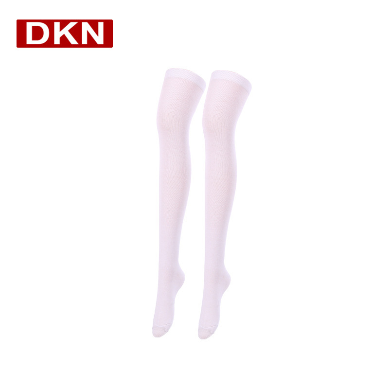 DANKENA Fashion Cotton Socks Stars Striped Over the Knee Socks Three Bars Stockings Thigh High Socks